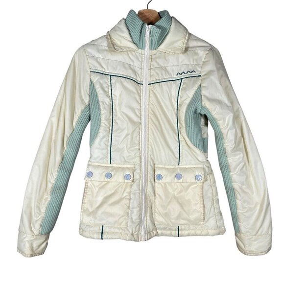 Vintage Volcom Winter Jacket Women's Small Y2K 90s Ski Snowboard Insulated - Picture 1 of 16
